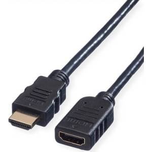 Roline Value Cable HDMI M-F, v1.4, 1m (Value 11.99.5574)
