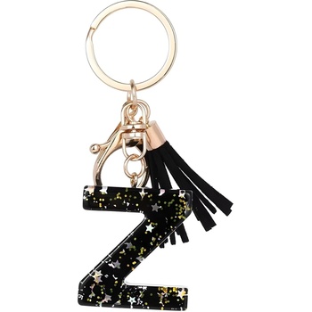 HARAHU Ключодържател Азбука - z / Черна kp37796 (37796)