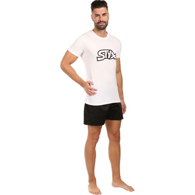 Styx pánske pyžamo (PKP1061) čiernobiele