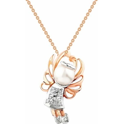Eppi Anděl s perlou a diamanty Angel P38159