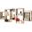 Mirjan24 Етажерка TRIO 65x161 см бежов (MJ0065)