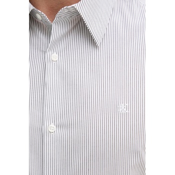 Calvin Klein Риза Calvin Klein в бяло с кройка по тялото с класическа яка LV040BM108 (LV040BM108)