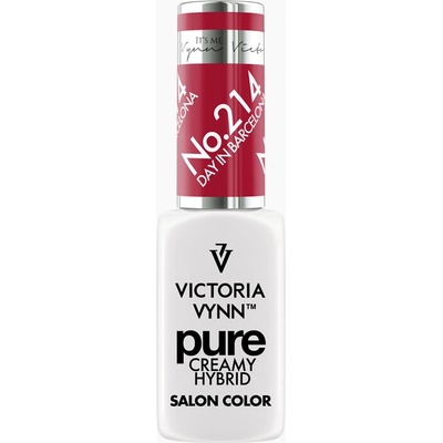VICTORIA VYNN Hybridní gel lak PURE CREAMY HYBRID 214 Day in Barcelona 8 ml
