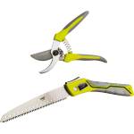 Gardex Tools Комплект лозарска ножица и сгъваем трион terra gx (402914)