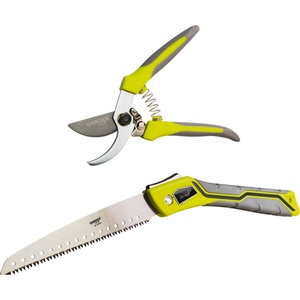 Gardex Tools Комплект лозарска ножица и сгъваем трион terra gx (402914)
