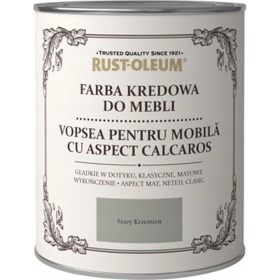 Rust-Oleum Barva na nábytek křídový polomat 0,75 l šedá křemičitá