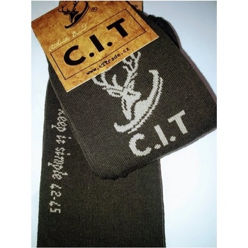 C.I.T. ponožky pánske Hnedé