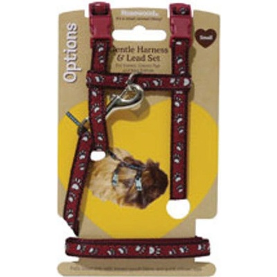 Rosewood postroj hlodavce nylonový s vodítkem mix barev L