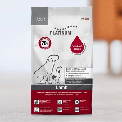 PLATINUM Супер премиум храна Platinum Adult Lamb & Rice - със 70% прясно агнешко месо, годно за човешка консумация