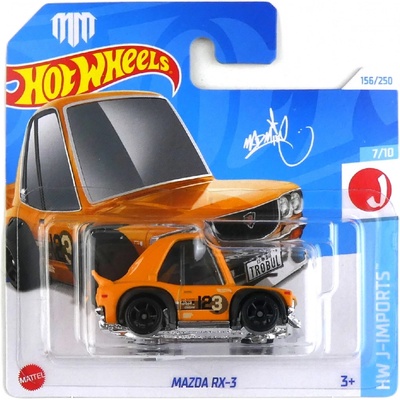 Mattel Hot Wheels Mazda RX-3 Orange