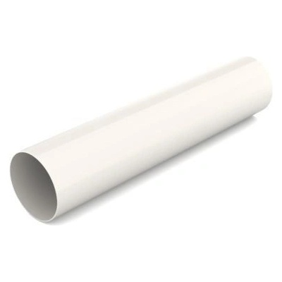Bryza Svod bez hrdla Ø 110 mm 3 m plast RAL 9010 bílý – Zbozi.Blesk.cz