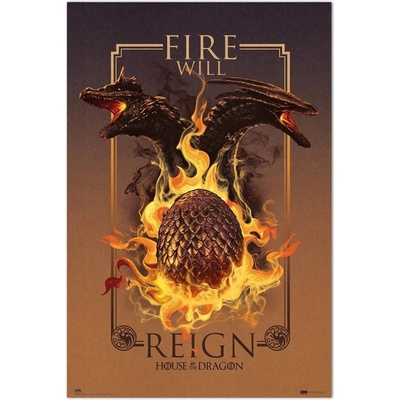 Grupo Erik editores Plagát House Of The Dragon - Fire Will Reign