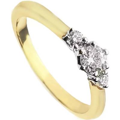Stuchlík zlatý prsten s diamanty 70269
