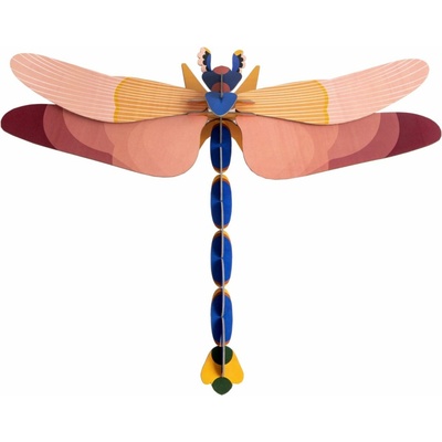 Nástenná dekorácia Studio Roof Deluxe Pink Dragonfly uni