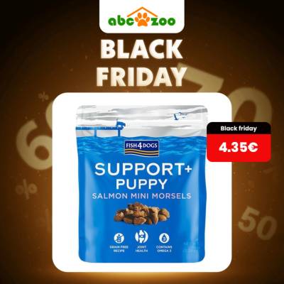 FISH4DOGS Support+ Puppy Salmon Mini Morsels 150 g