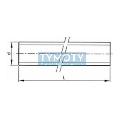 Závitová tyč DIN 976 levý závit M20x1000-8.8