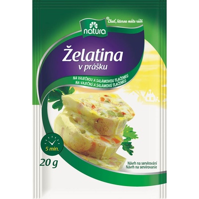 Dr. Oetker Natura Želatina na vaječnou a salámovou tlačenku 20g