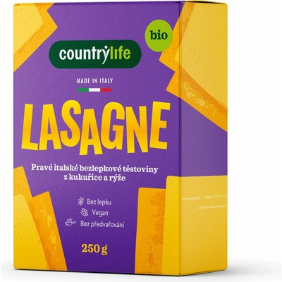 Country Life lasagne kukuřično-rýžové 250 g