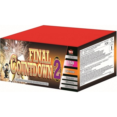 Ohňostroj Baterie výmetlic FINAL COUNTDOWN 2 150 ran 2 1 Čína BAT15020C