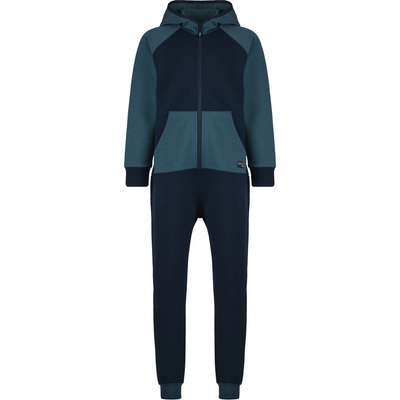 Stoic Детски цял костюм Stoic Kid's MerinoFleece335 MMXX. Lulea Overall Overall - Dark Navy / Deep Sea Blue - размер 128 (EU) (704-4389-0114)