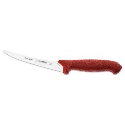 GIESSER Nůž vykošťovací, střední tvrdost, 15 cm, červený, provedení "PrimeLine"