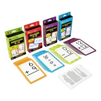 Brighter Child Math Flash Card Set - 4 Sets of Cards | Brighter Child
