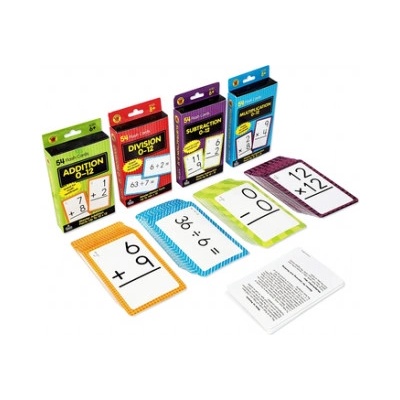 Brighter Child Math Flash Card Set - 4 Sets of Cards | Brighter Child