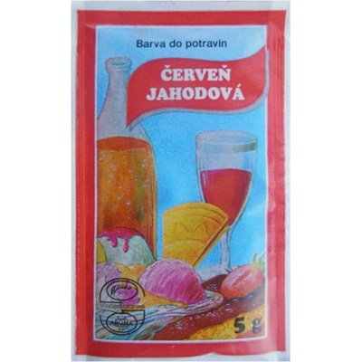 Aroco Aroma barva potravinářská Červeň jahodová 5 g – Zboží Dáma