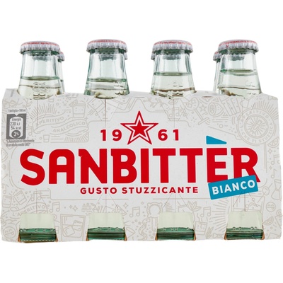 Sanbitter nealkoholický aperitív bianco 8 x 100 ml
