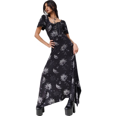 KILLSTAR дамска рокля KILLSTAR - Umbral Maxi - Черна - KSRA012068