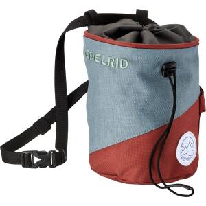 Edelrid Торбичка за магнезий Edelrid Chalk Bag Monoblock Chalk bag - Red / Stone - размер One Size (335-0540-0711)