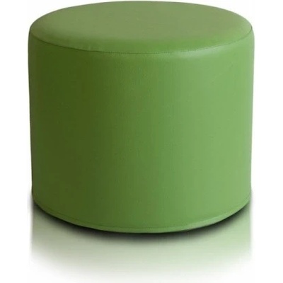 ECOPUF Taburetka - ROLLER - ekokoža E9 - Zelená