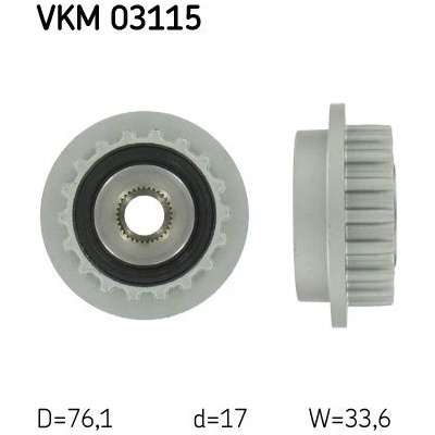 Předstihová spojka SKF VKM 03115