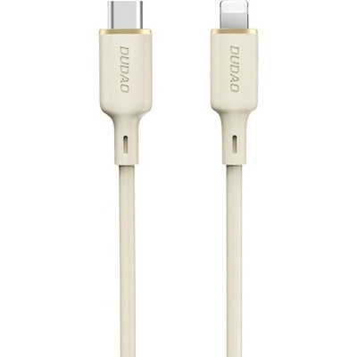 Dudao L7SCL USB-C - Apple Lightning, 30W, 1m, béžový