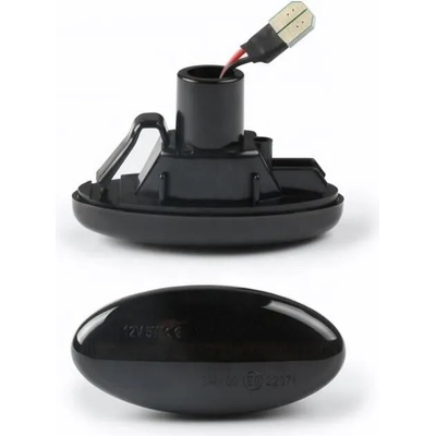 Диодни мигачи за калник за Mazda 2, 3, 5 (2003-2010), MPV (2003-2006) - опушени с бягащ мигач (SA057D)