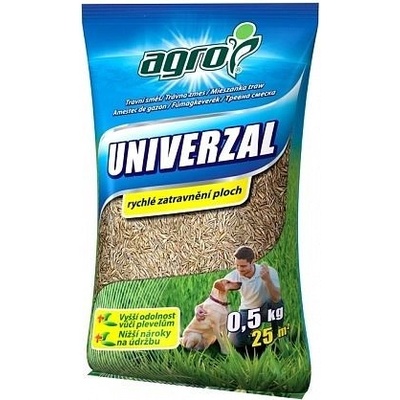 AGRO Travní směs univerzál 0,5 kg směs pro zakládání a úpravu travních ploch