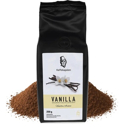 Kaffekapslen Vanilková káva mleté kávy 250 g