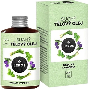 Leros suchý tělový olej Bazalka & Verbena 125 ml