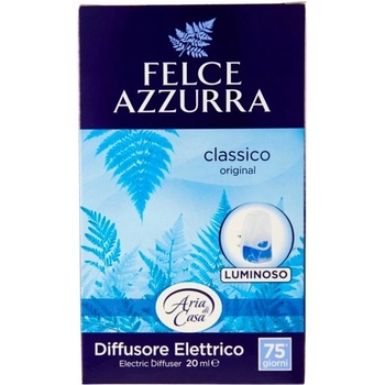 Felce Azzurra elektrický podsvícený osvěžovač vzduchu do zásuvky + náplň Talco Classico 20 ml