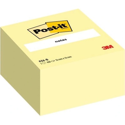 Samolepiaci bloček Post-it 76x76 žltá 450l