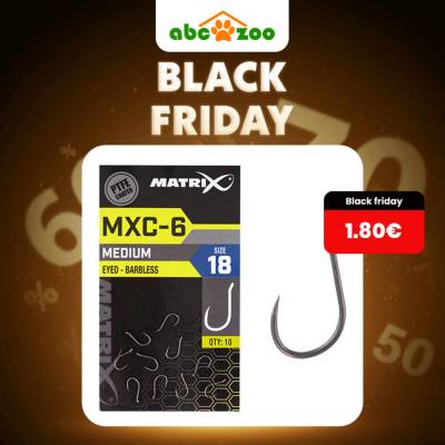 Matrix MXC-6 Barbless Eyed veľ.18 10 ks