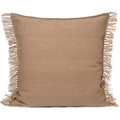 ferm LIVING Възглавница Kelim с ресни 80 x 80 см пясъчен цвят (1104263444)