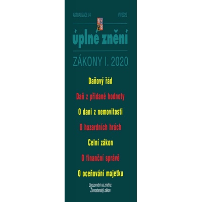 Aktualizace I/4 2020 - Daňový řád, DPH, Nemovitosti - Poradce s.r.o.