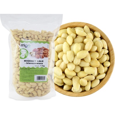 MIGOgroup Blanšírované mandle celé orechy bez laktózy 1000 g