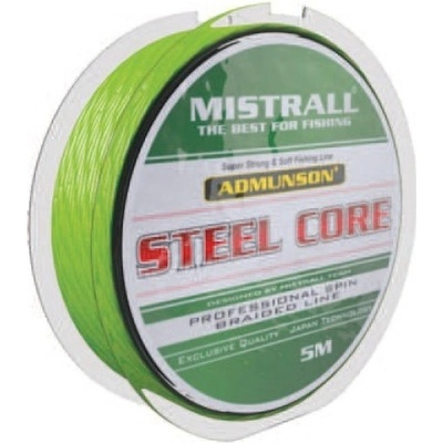 Mistrall Šňůra s ocelovým jádrem Admuson Steel Core 5m 0,12mm