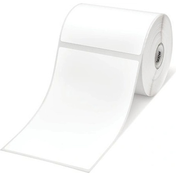 Brother BDE-1J152102-102 White Paper Label Roll, 350 labels per roll, 102x152 mm (Order Multiples of 8) (BDE1J152102102)