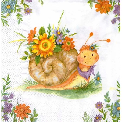 IHR Ideal Home Range Ubrousek 33x33cm Šnek Emil – Zbozi.Blesk.cz