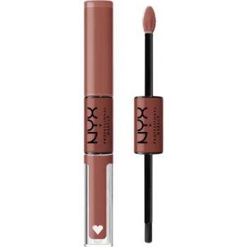 NYX Cosmetics Shine Loud двустепенно червило с висок блясък 3.4 ml нюанс 03 Ambition Statement