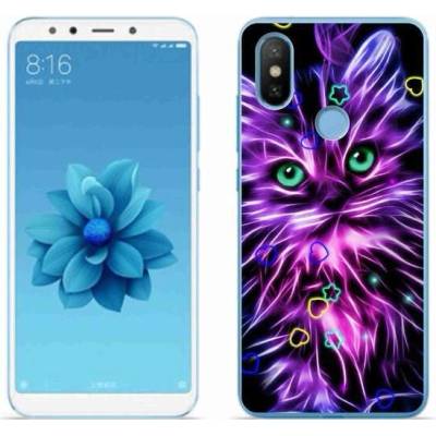 Pouzdro mmCase Gelové Xiaomi Mi A2 - abstraktní kočka