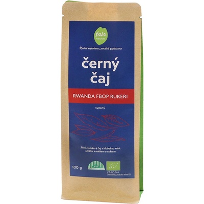 Fairobchod Bio čierny čaj Rwanda Rukeri 500 g